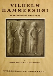 Cover of: Vilhelm Hammershøi: kunstneren og hans værk