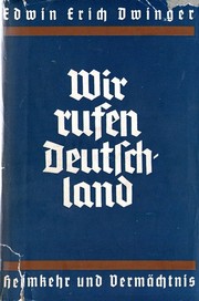 Cover of: Wir rufen Deutschland by 