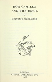 Cover of: Don Camillo and the devil by Giovannino Guareschi