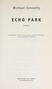 Echo park by Michael Connelly