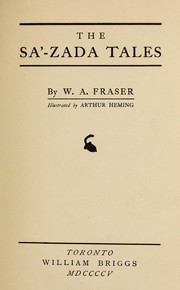 Cover of: The Sa'-zada tales by William Alexander Fraser