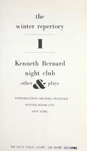 Cover of: Night club & other plays.