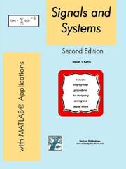 Cover of: Signals and Systems with MATLAB Applications by Steven T. Karris, Steven Karris
