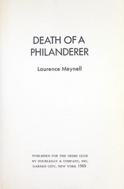 Cover of: Death of a philanderer