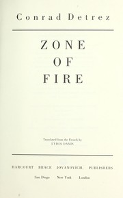 Cover of: Zone of fire