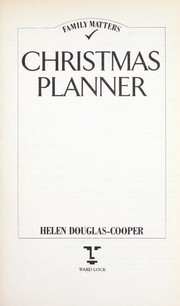 Cover of: Christmas Planner (Family Matters)
