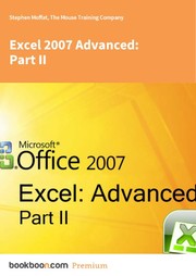 Excel 2007 Advanced by Stephen Moffat