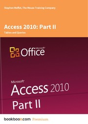 Access 2010 by Stephen Moffat
