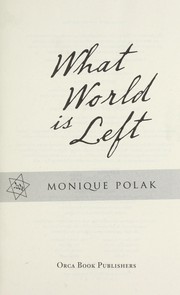 Cover of: What world is left
