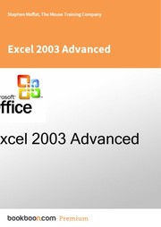 Cover of: Excel 2003 Advanced by 