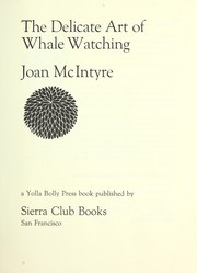 The delicate art of whale watching by Joana McIntyre Varawa
