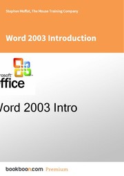 Cover of: Word 2003 Introduction by 