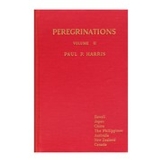 Cover of: Peregrinations - Volume III by 
