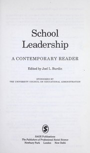 Cover of: School leadership: a contemporary reader