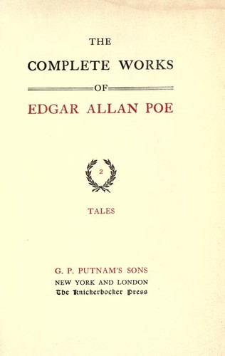 The Complete Works Of Edgar Allan Poe (1902 Edition) | Open Library