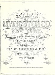 Cover of: Atlas of Livingston Co., New York by F. W. Beers