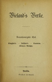 Cover of Wielands Werke