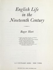 Cover of: English life in the nineteenth century.