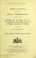 Cover of: Report of the royal commissioners appointed to inquire whether any and what kind of new university or powers is or are required for the advancement of higher education in London, together with an appendix