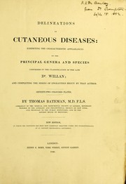 Cover of: Delineations of cutaneous diseases | Bateman, Thomas