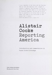 Cover of: Reporting America by Alistair Cooke