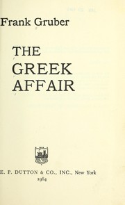 Cover of: The Greek affair.