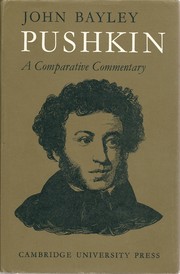 Cover of: Pushkin: Comparative Commentary (Major European Authors Series)