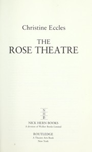 Cover of: The Rose Theatre