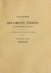 Cover of: Inscriptions de la France du Ve siècle au XVIIIe