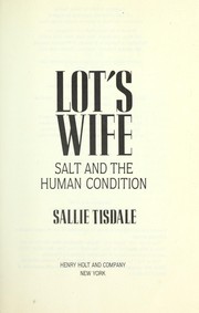 Cover of: Lot's wife by Sallie Tisdale