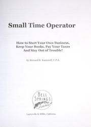 Small time operator by Bernard B. Kamoroff