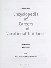 Cover of: Encyclopedia of careers and vocational guidance