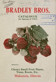 Cover of: Catalogue for spring of 1913 | Bradley Brothers