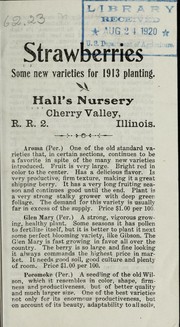 Cover of: Strawberries by Hall's Nursery, Hall's Nursery