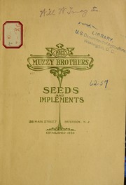 Cover of: Seeds and implements