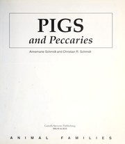 Cover of: Pigs and peccaries by Annemarie Schmidt