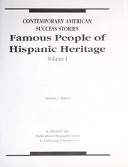 Cover of: Famous people of Hispanic heritage