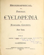Cover of: Biographical and portrait cyclopedia of Niagara County, New York