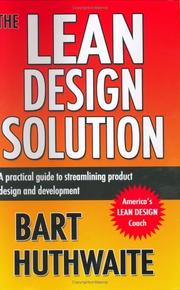 Cover of: The Lean Design Solution | Bart Huthwaite Sr.