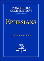 Cover of: Ephesians (Concordia Commentary) | 