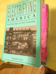 Cover of: Electrifying America by 