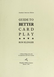 Cover of: Guide to Better Card Play: Standard American Edition (Master Bridge Series)