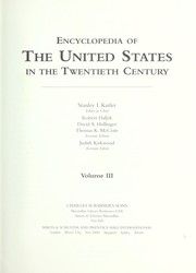 Cover of: Encyclopedia of the United States in the twentieth century