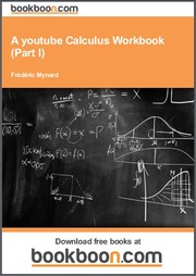 Cover of: A youtube Calculus Workbook (Part I)