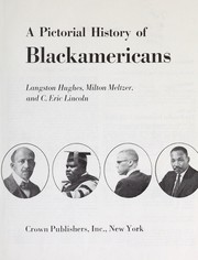 Cover of: A pictorial history of Blackamericans