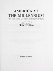 Cover of: America at the millennium: the best poems and poets of the 20th century