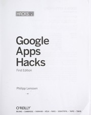 Cover of: Google apps hacks