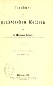 Cover of: Handbuch der praktischen Medicin