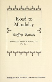 Cover of: Road to Mandalay.
