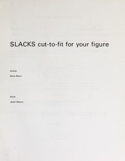 Cover of: Slacks cut-to-fit for your figure by Doris Ekern